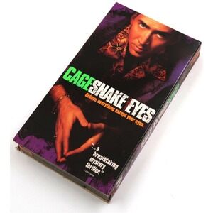 SNAKE EYES 1998 VHS Movie - Nicolas Cage